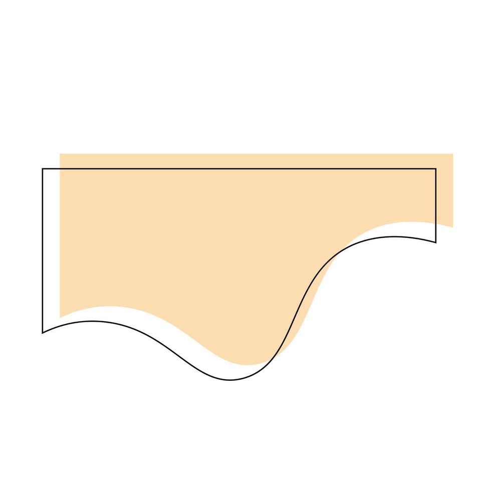 ligne dynamique abstrait formes vecteur