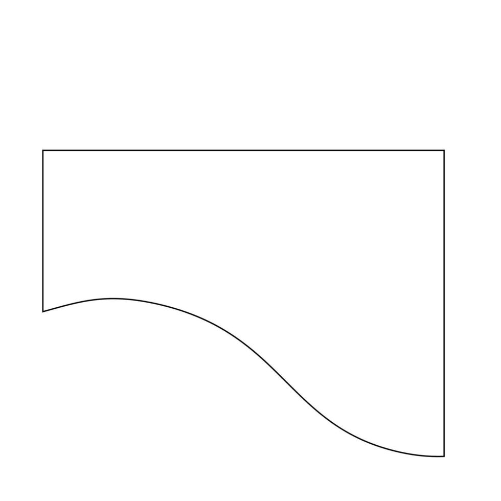 ligne dynamique abstrait formes vecteur