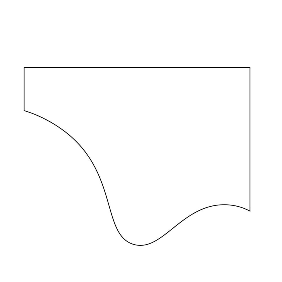 ligne dynamique abstrait formes vecteur