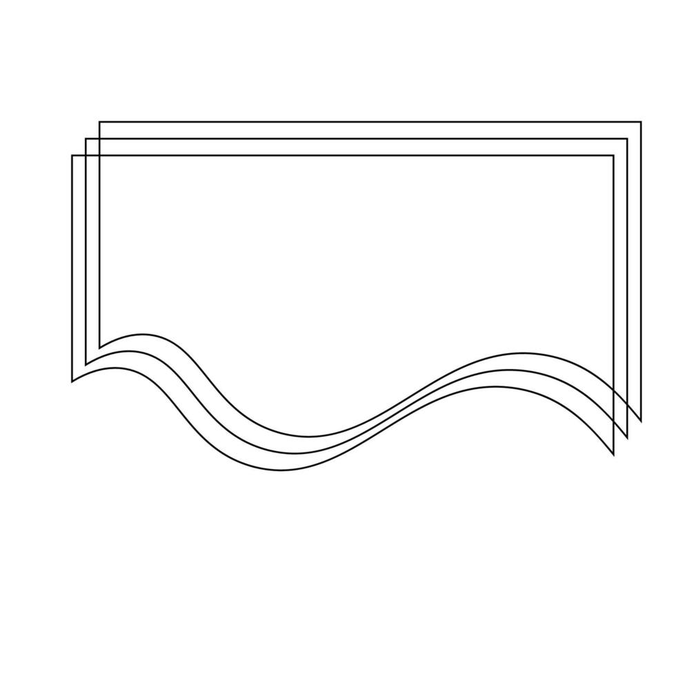 ligne dynamique abstrait formes vecteur