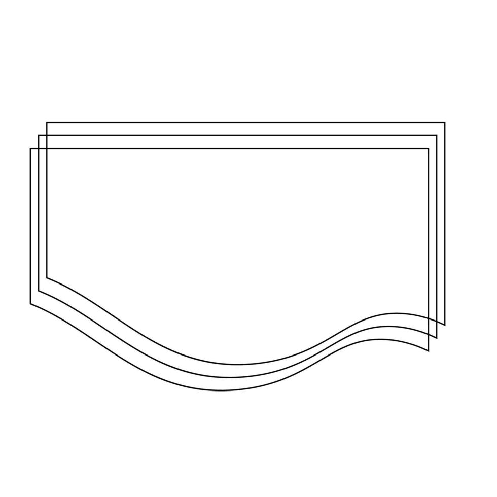 ligne dynamique abstrait formes vecteur