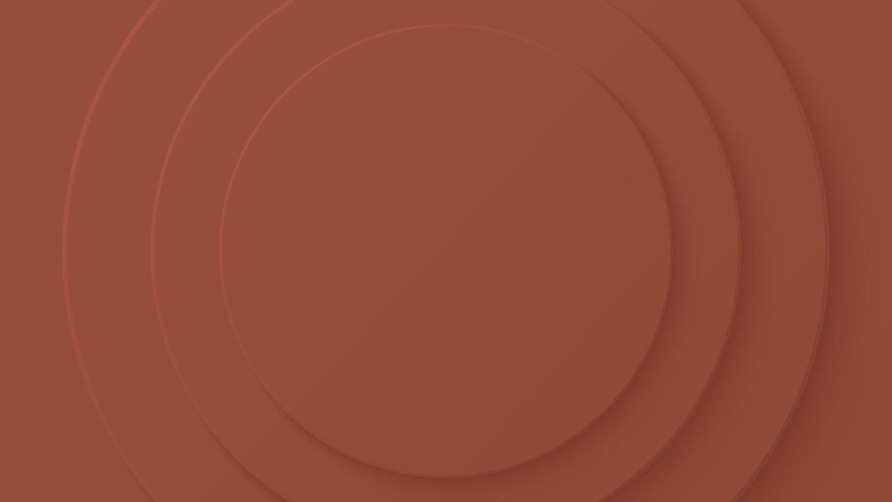 abstrait papier cercle rouge marron Couleur les tendances Contexte conception. vecteur illustration. eps10