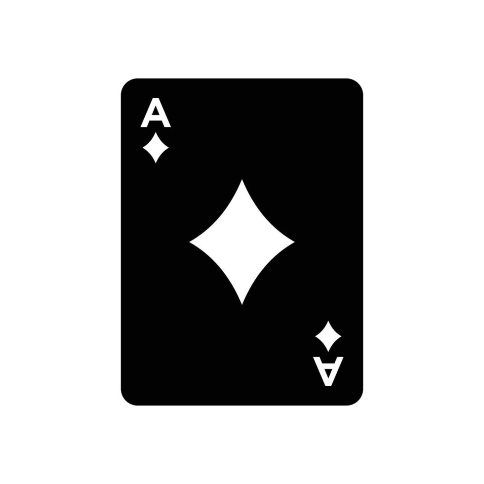 poker carte icône vecteur conception modèle