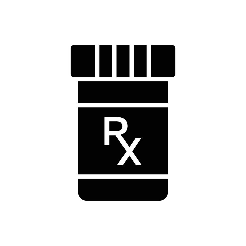 rx icône vecteur conception modèle Facile et moderne