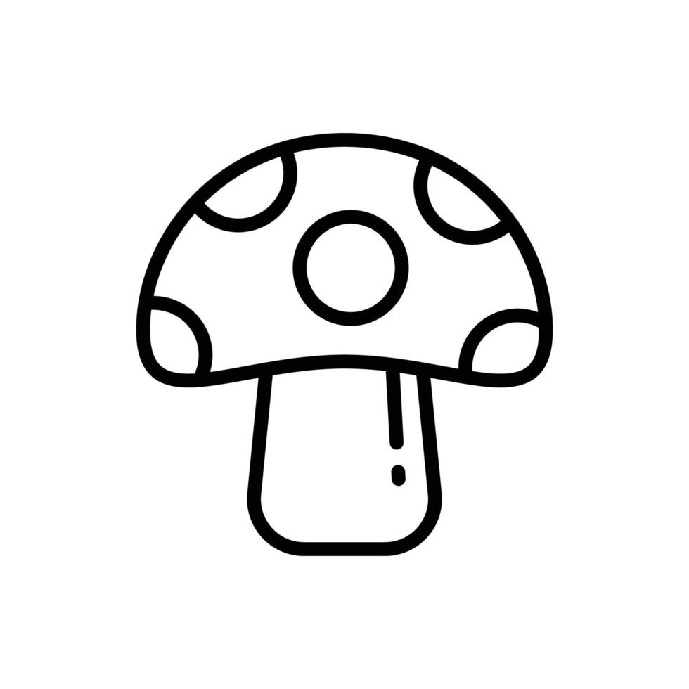 champignon icône vecteur conception modèle
