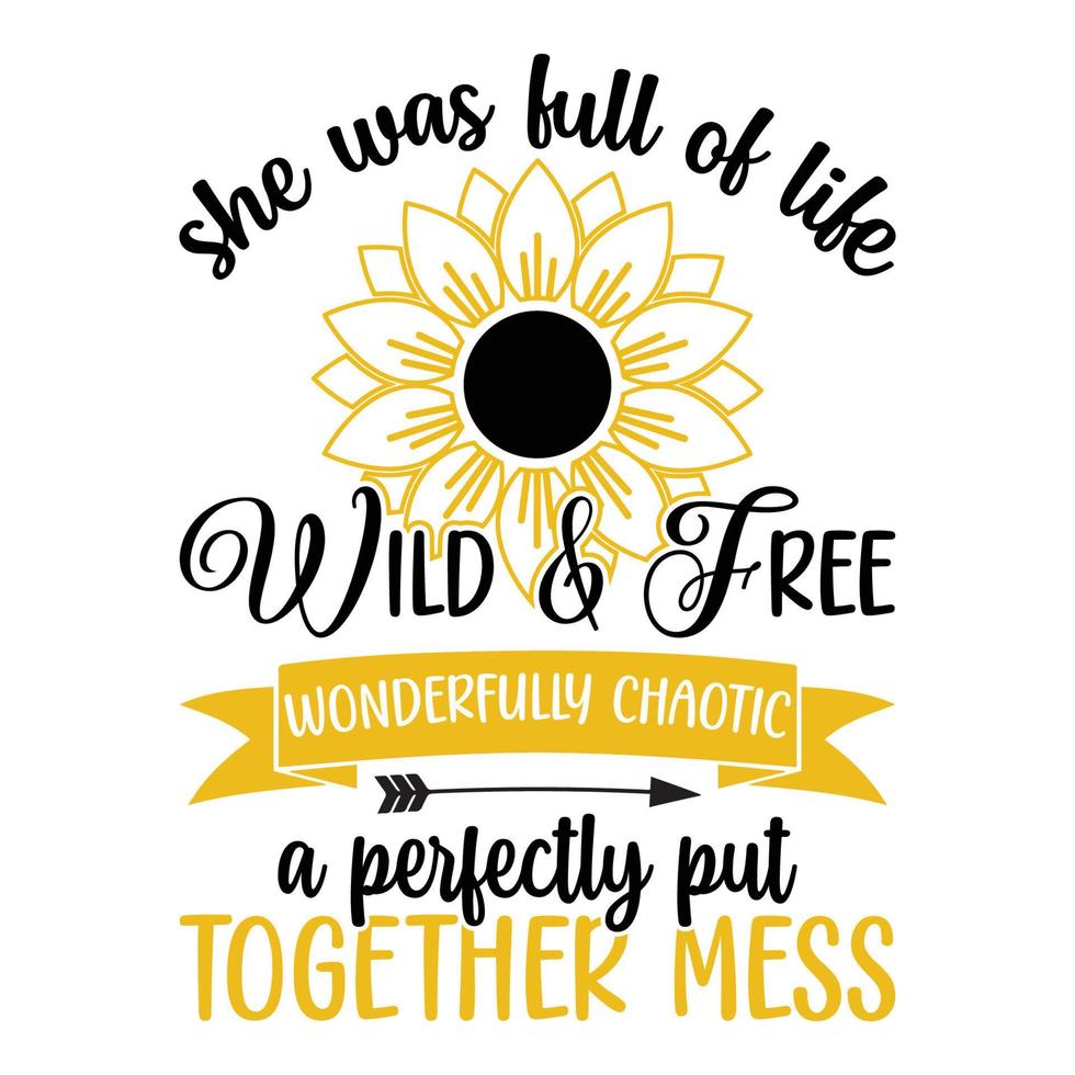 tournesol sublimation svg des dossiers pour cricut - motivation tournesol citations silhouette vecteur