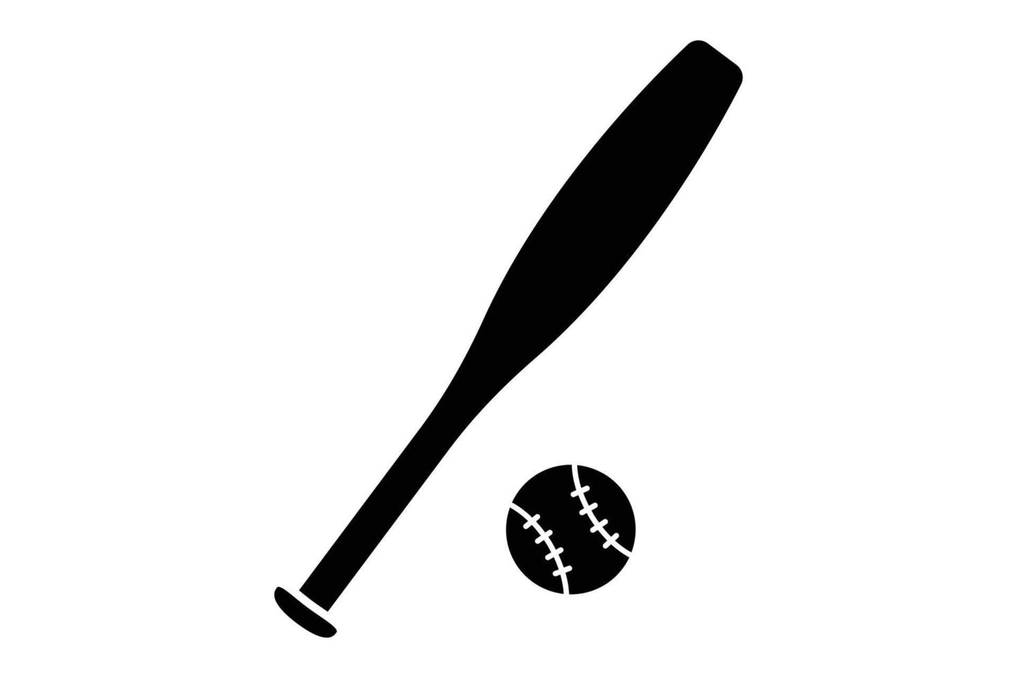 base-ball icône illustration. icône en relation à sport. solide icône style. Facile vecteur conception modifiable