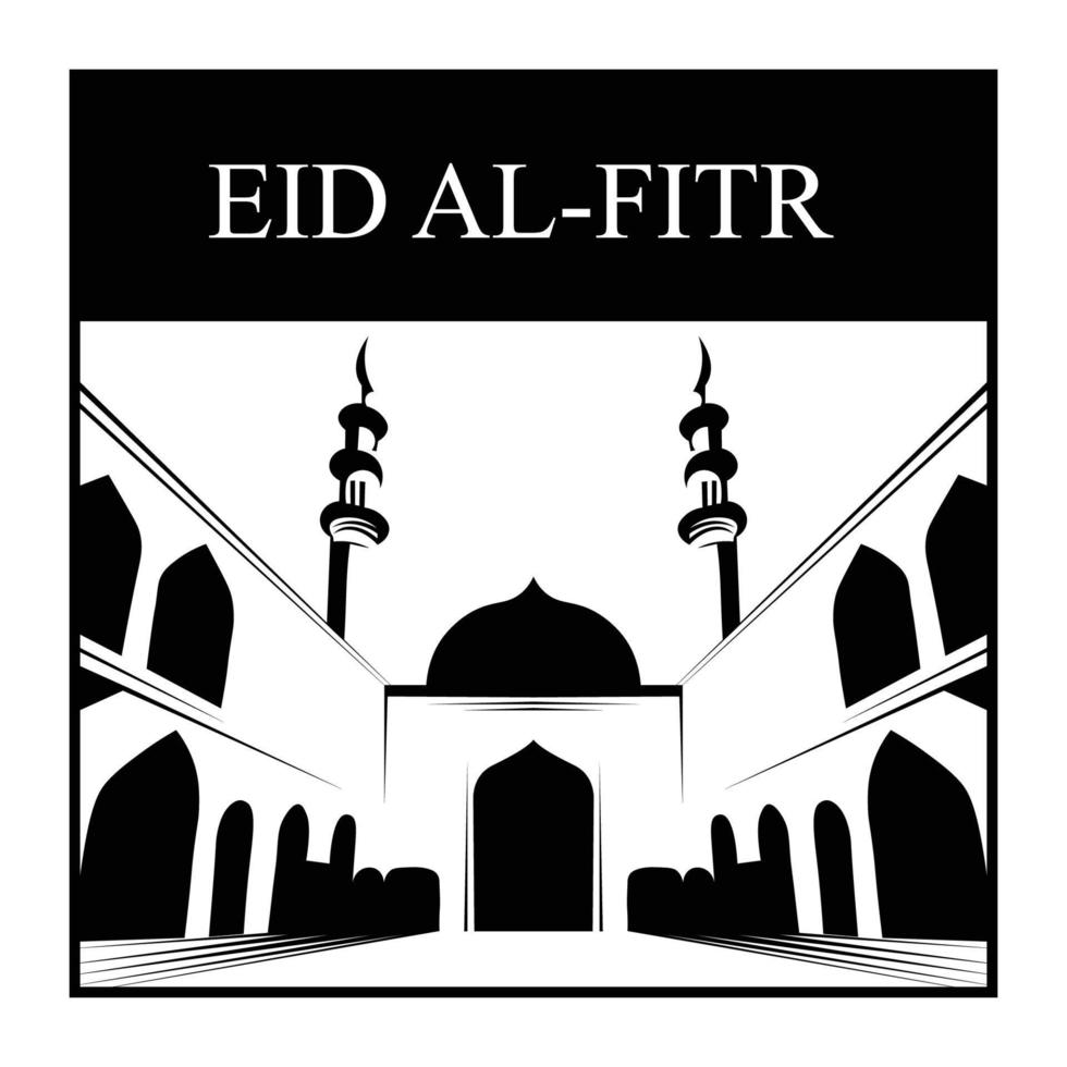 eid Al fitr Contexte. vecteur