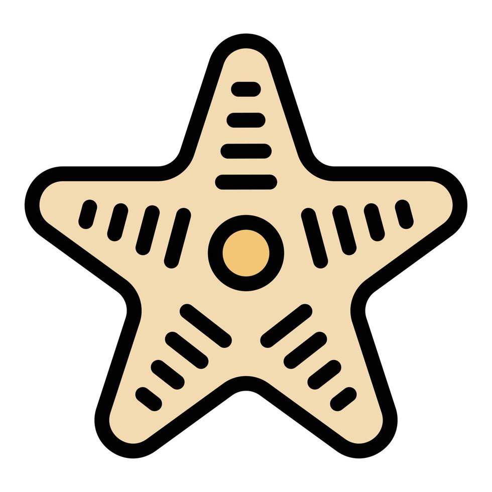 mer étoile icône vecteur plat