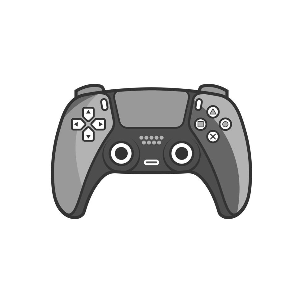 vidéo Jeu manette, console isolé sur blanc Contexte vecteur agrafe art. pro vecteur illustration.