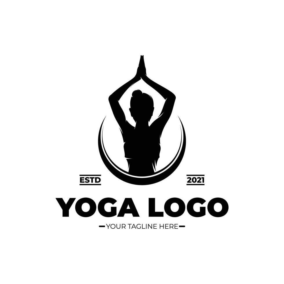 yoga et méditation logo conception inspiration vecteur