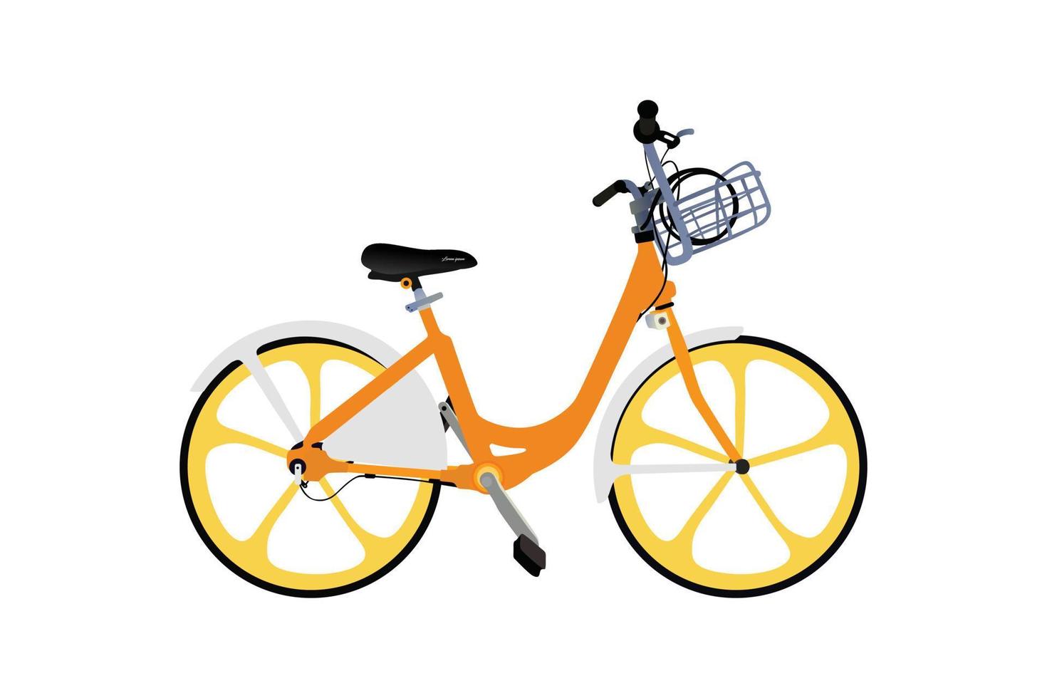 illustration vectorielle de vélo vecteur