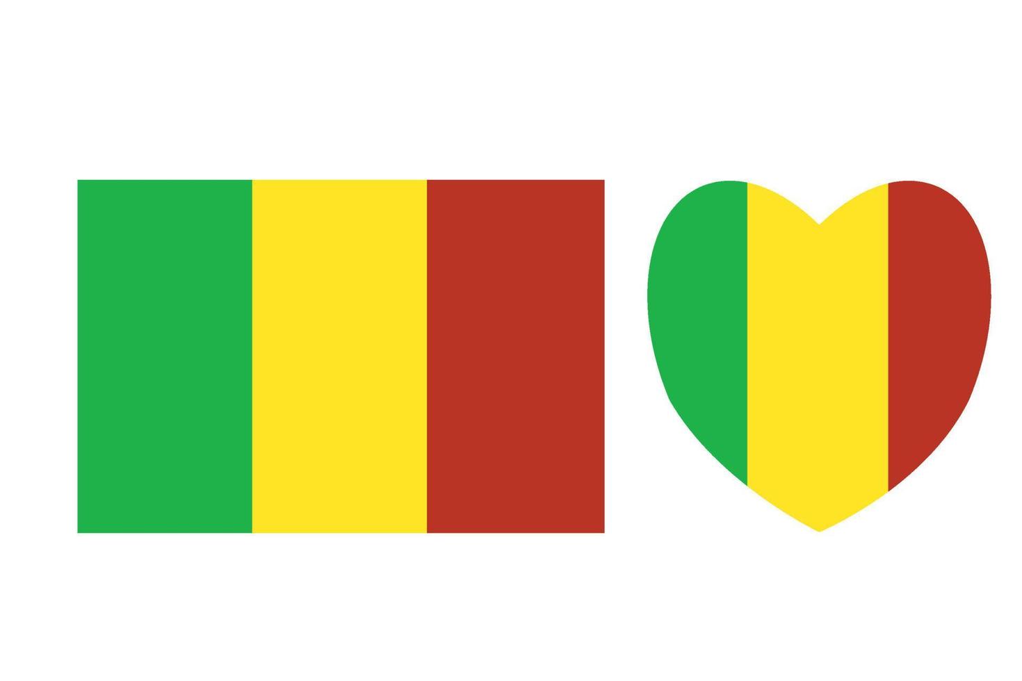 mali drapeau. officiel couleurs et proportions. nationale mali drapeau. gratuit vecteur