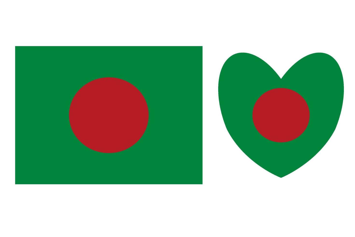 bangladesh officiellement drapeau gratuit vecteur