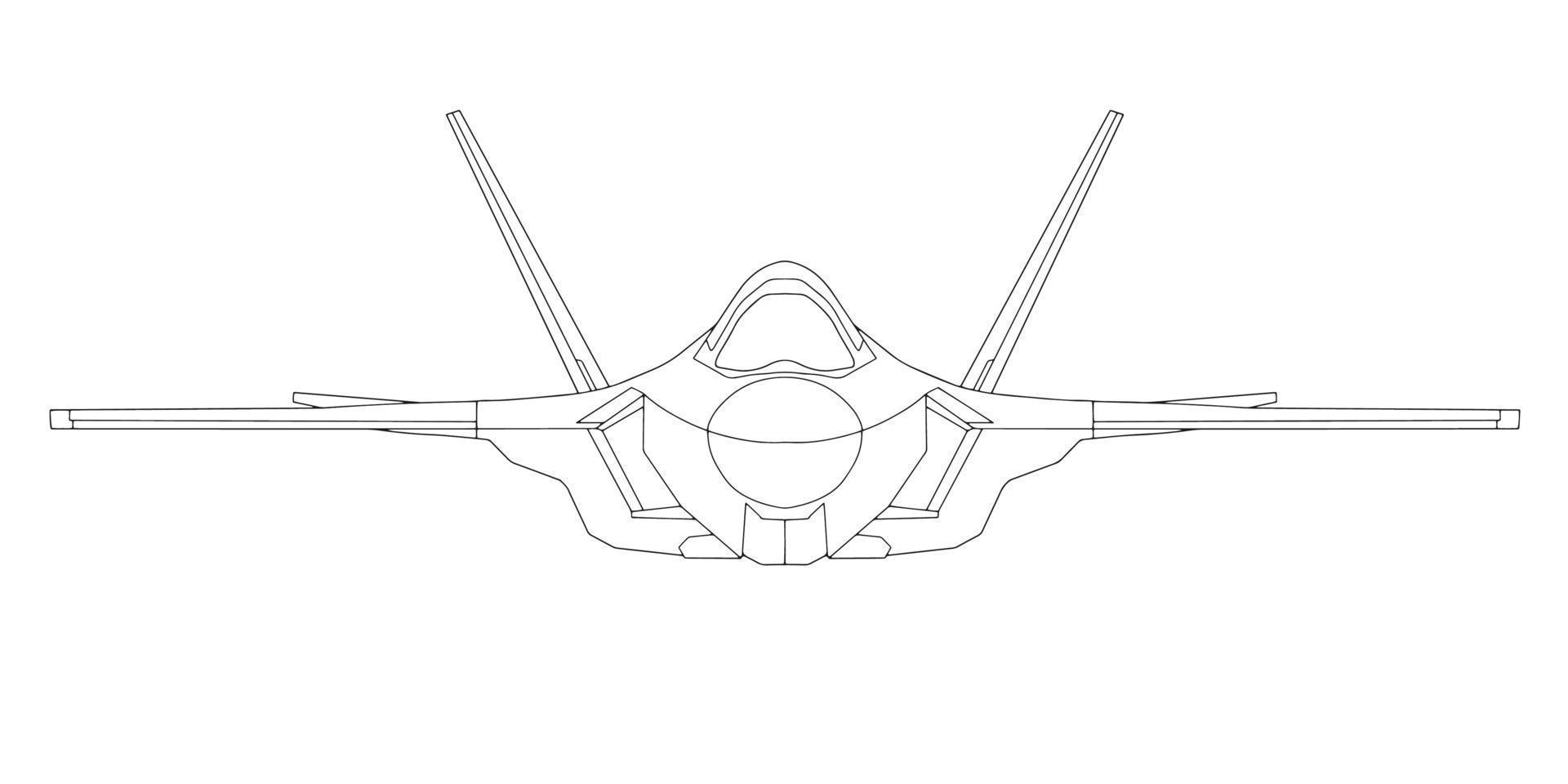 illustration de jet combattant pilote vecteur