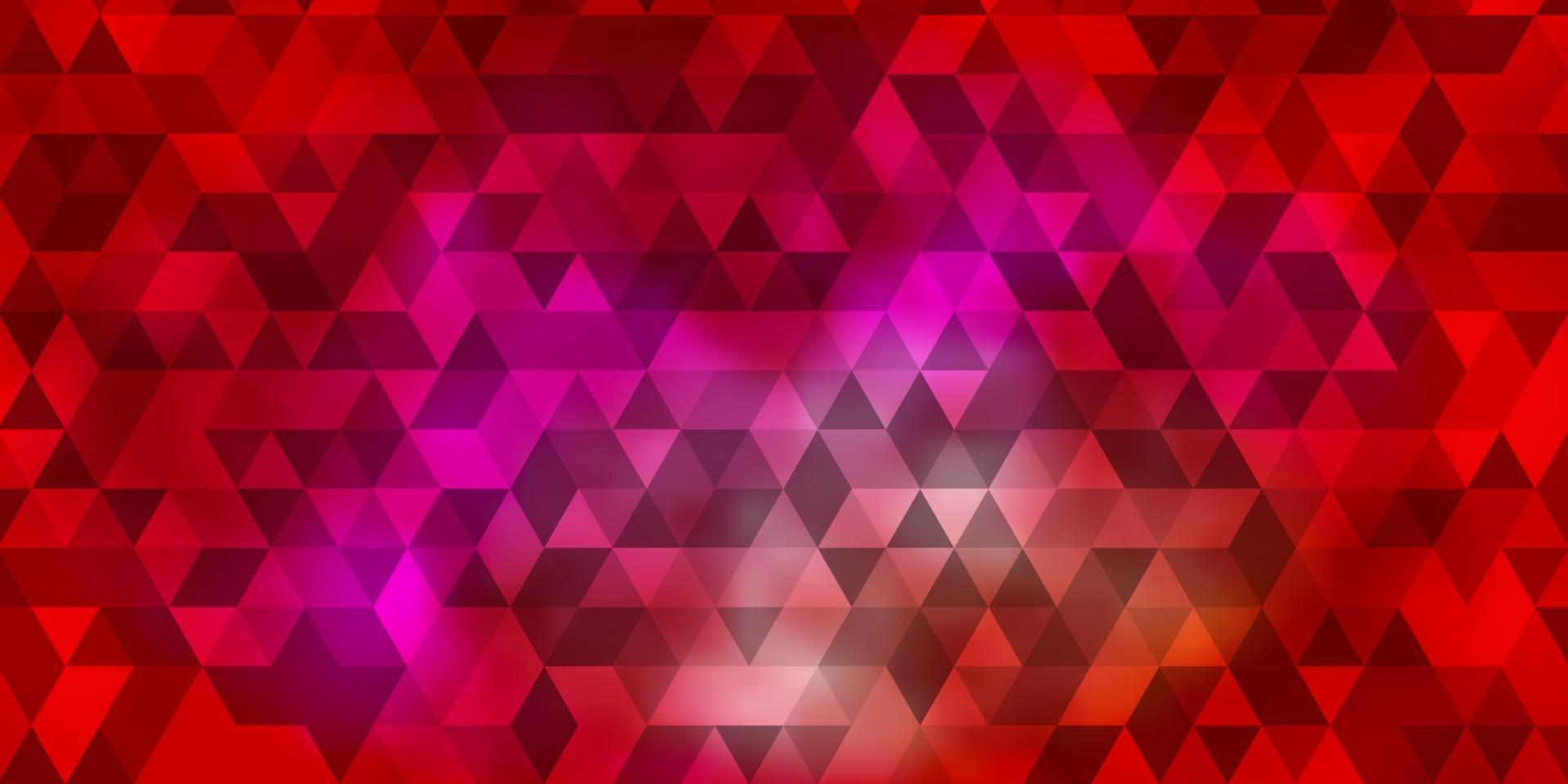 modèle vectoriel rouge clair avec un style polygonal.