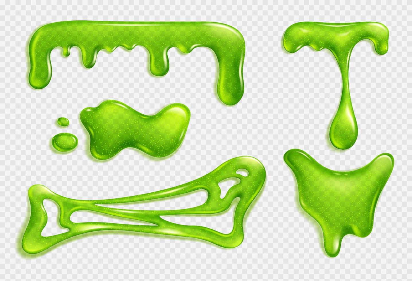 vert vase, gelée, liquide égouttage morve ou la colle vecteur