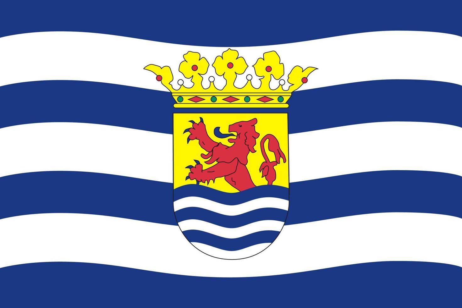 Facile drapeau Etat de Pays-Bas vecteur