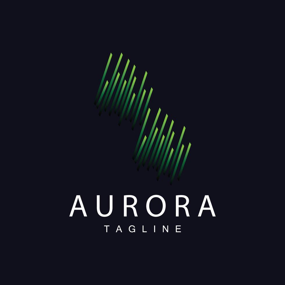 aurore logo, Facile conception incroyable Naturel paysage de aurore, vecteur icône modèle, illustration