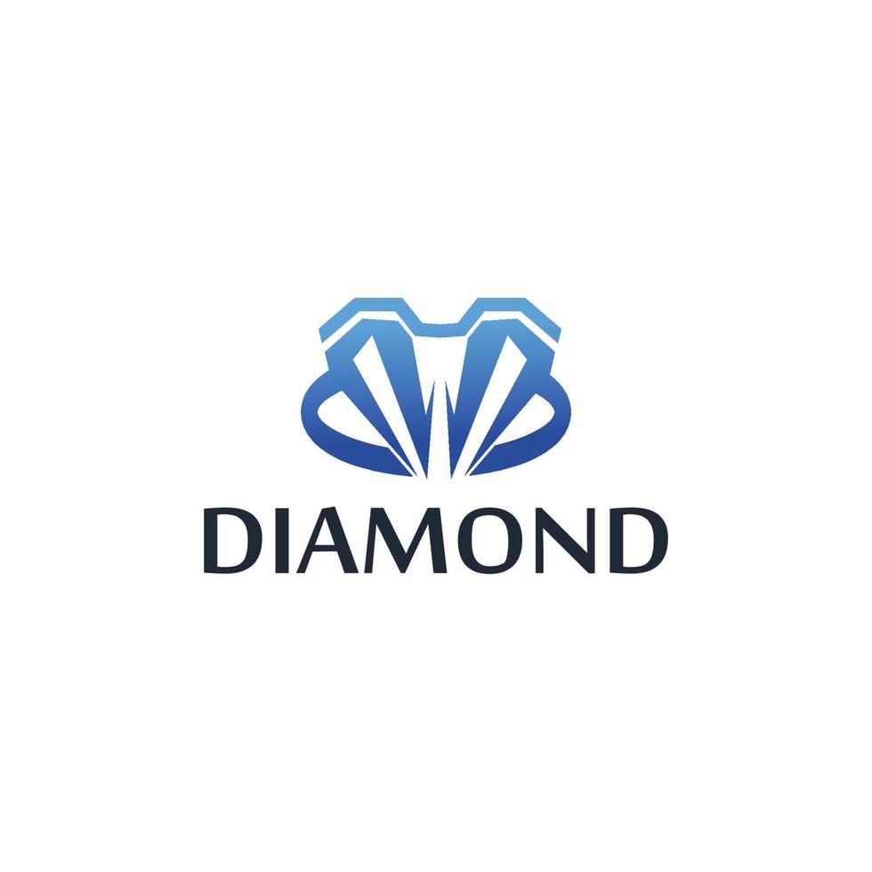 modèle de vecteur de logo de diamant