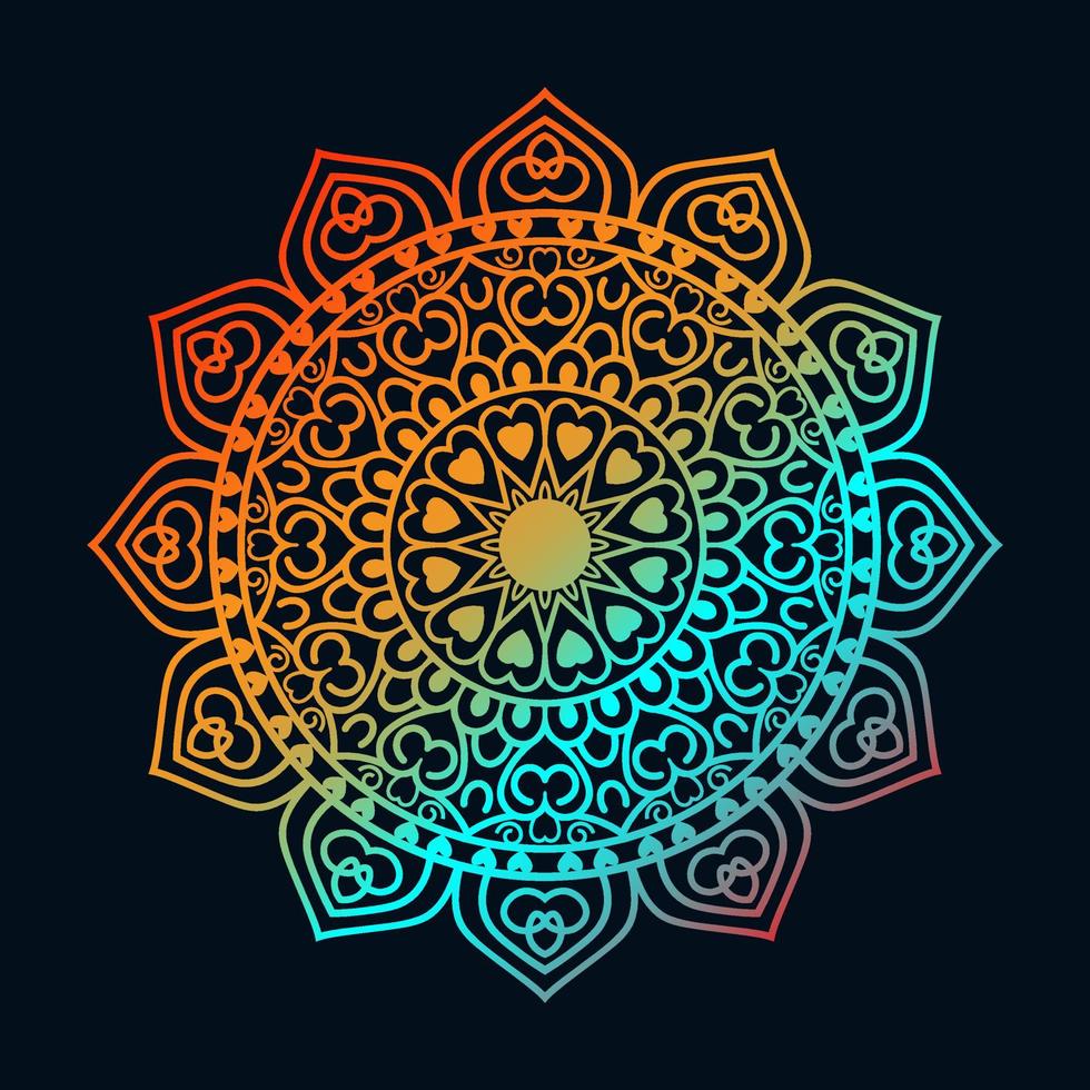 luxe mandala vecteur art