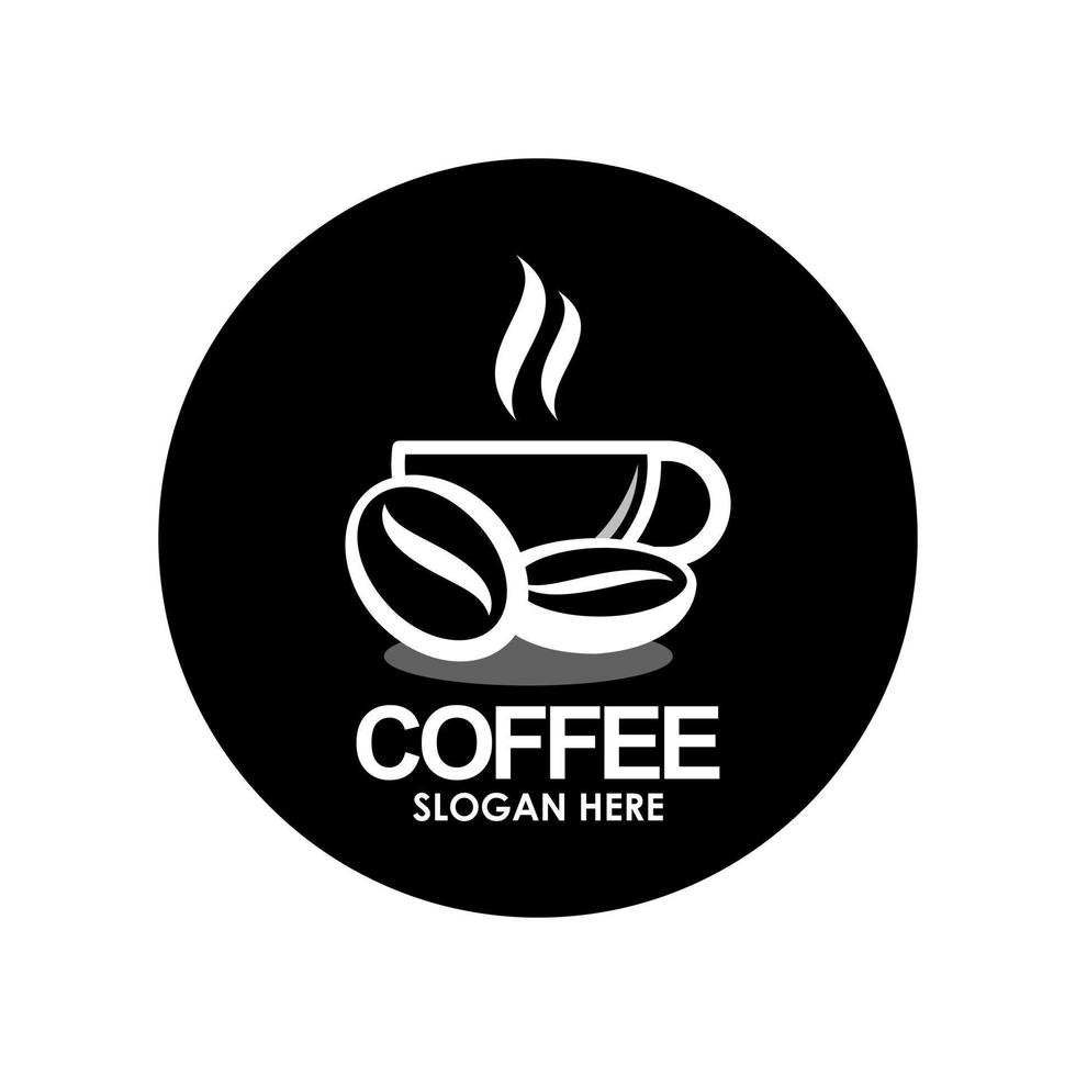 logo de la pause-café vecteur