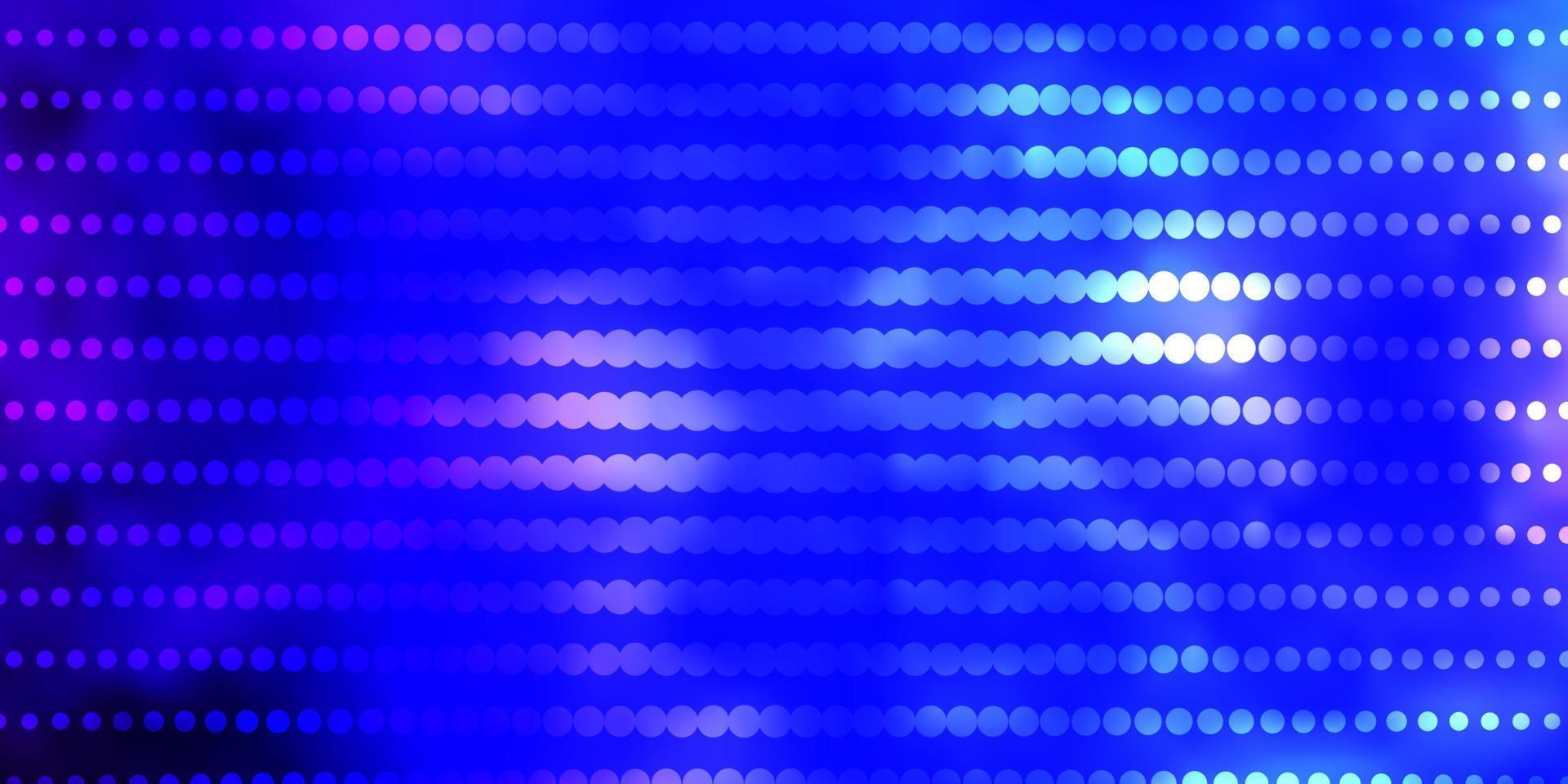 texture de vecteur bleu clair avec des cercles.