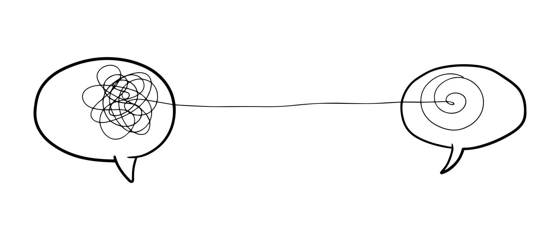 symbole de compliqué façon avec griffonné rond élément, vecteur illustration.