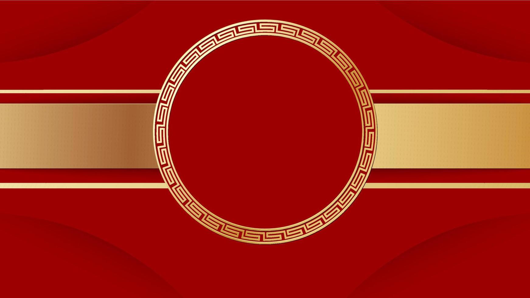 rouge luxe Contexte pour chinois Nouveau an. modèle conception pour couverture livre, invitation, affiche, prospectus et publicité. vecteur