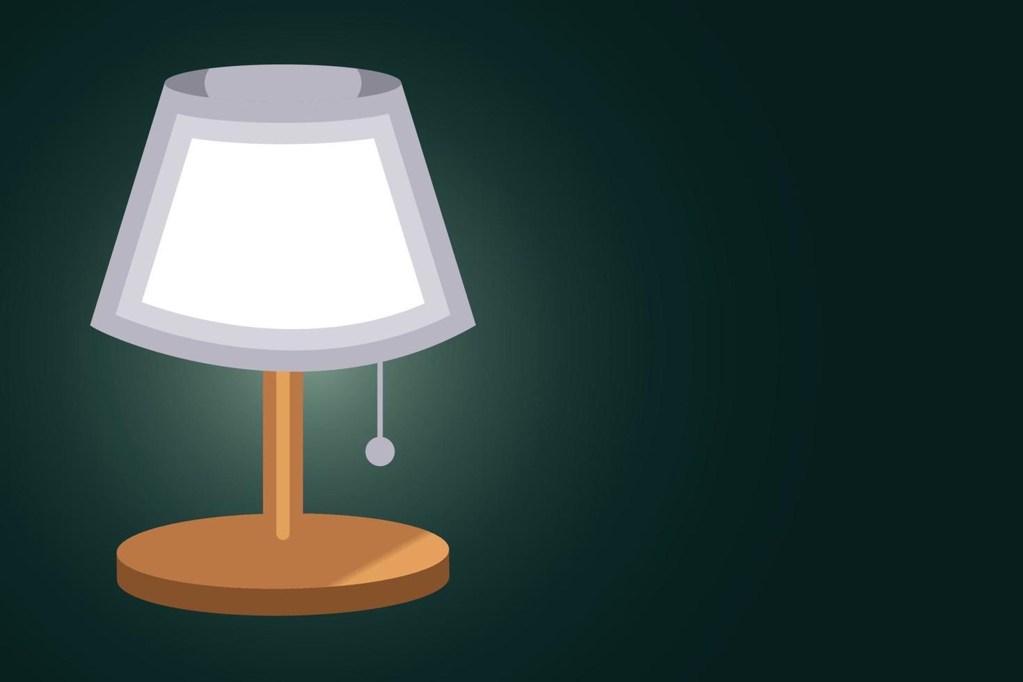 table lampe concept illustration vecteur