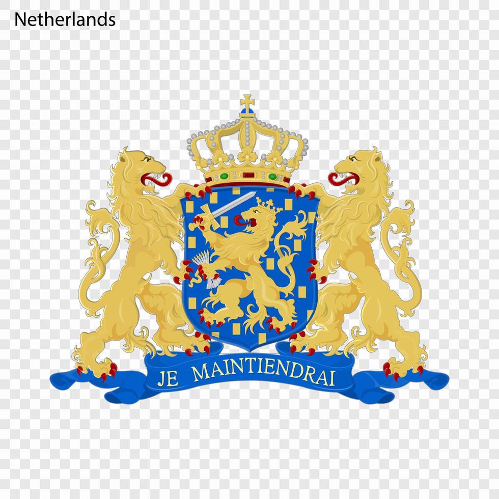 symbole de Pays-Bas vecteur