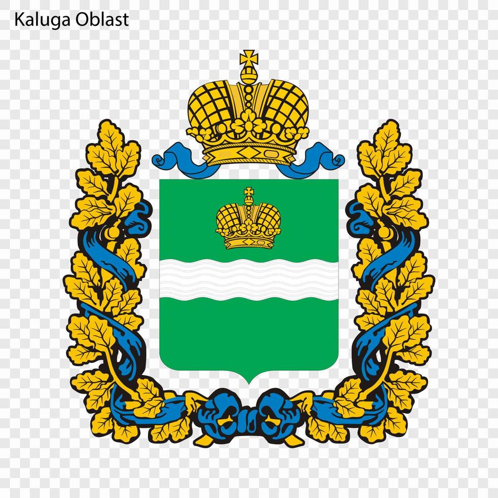 emblème de Province de Russie vecteur