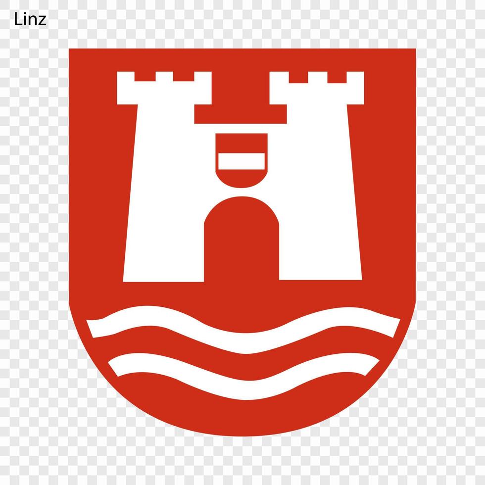 emblème de Linz vecteur