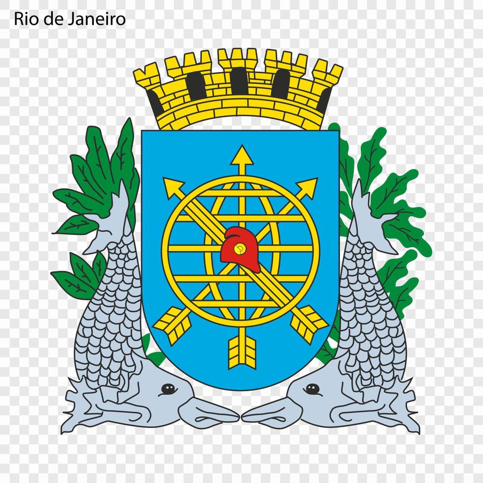 emblème de Rio de janeiro. vecteur