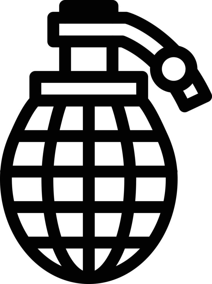 illustration vectorielle de grenade sur fond.symboles de qualité premium.icônes vectorielles pour le concept et la conception graphique. vecteur