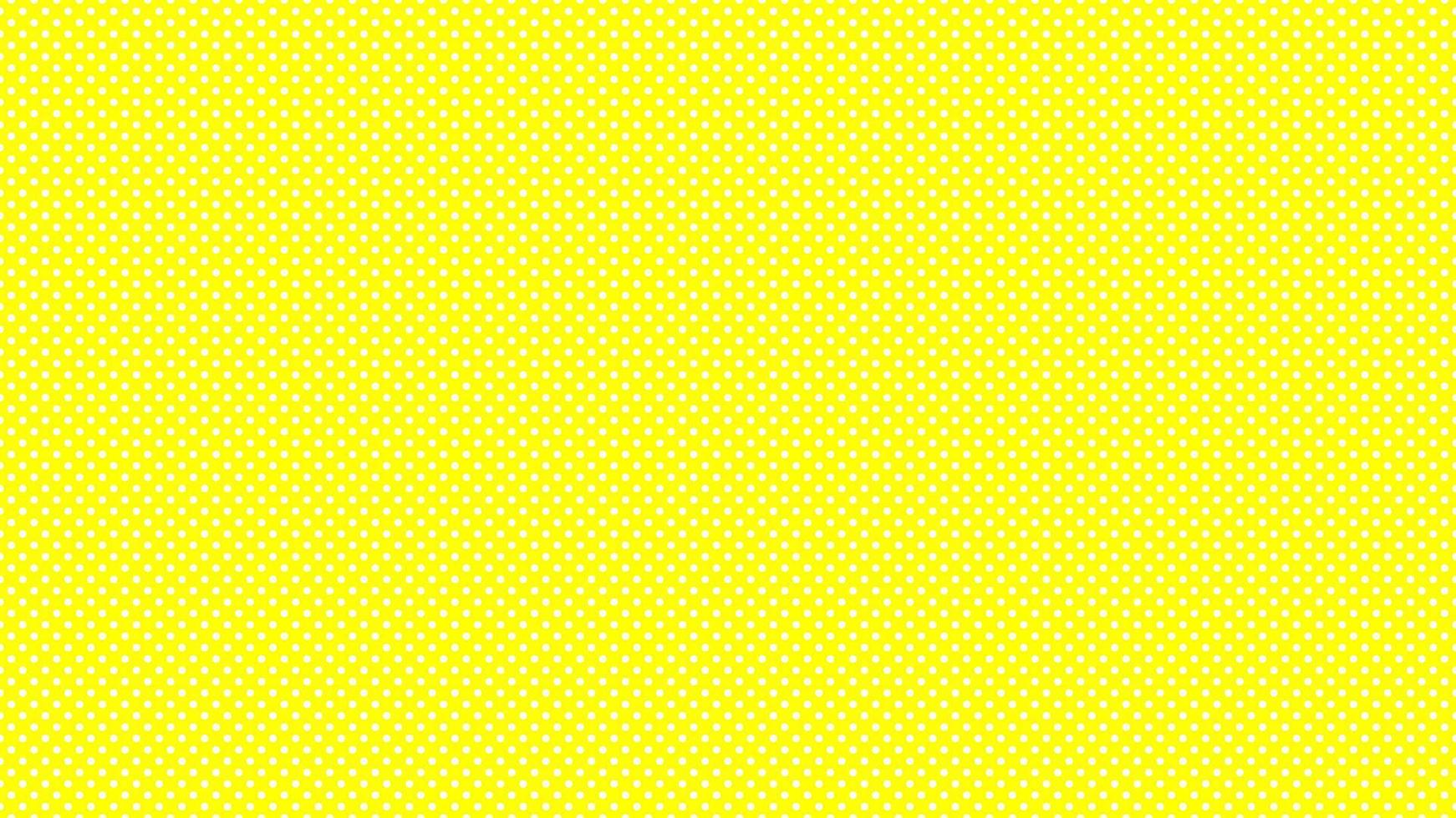 blanc Couleur polka points plus de Jaune Contexte vecteur