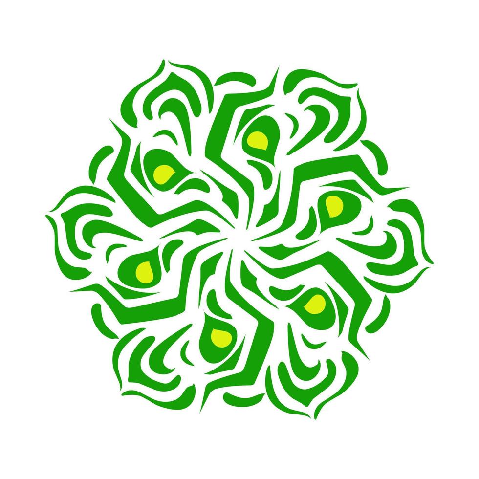 illustration de une vert lanterne avec une Jaune flamme sur le thème de Ramadan, eid al-fitr et eid al-adha vecteur