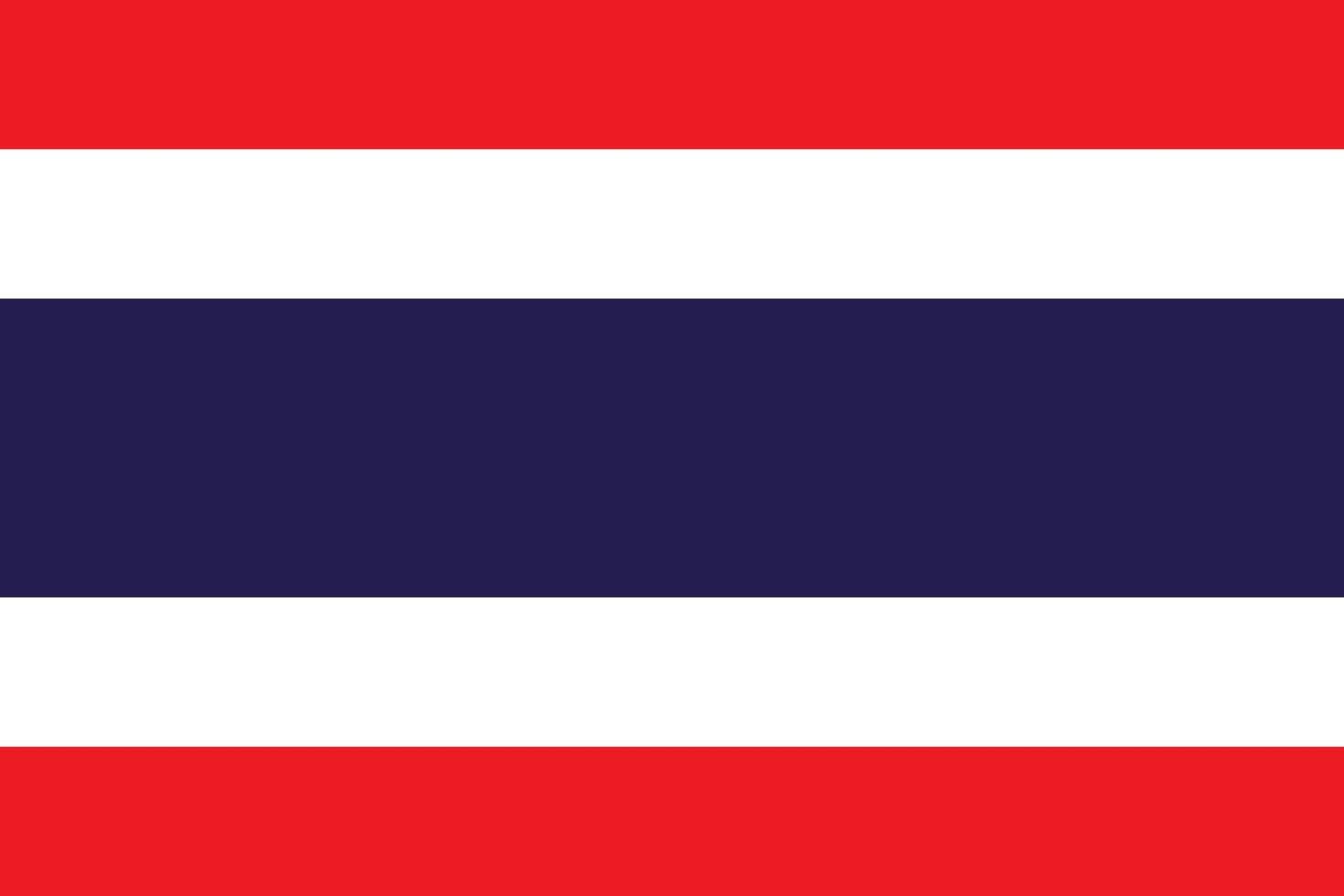 Facile carte Thaïlande vecteur