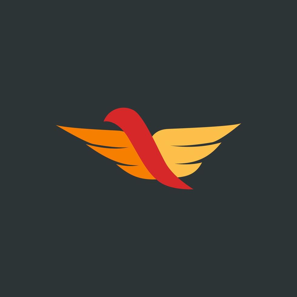oiseau concept logo. moderne et minimaliste logotype. en forme pour entreprise, marque, identité, marchandise, entreprise. vecteur eps dix.