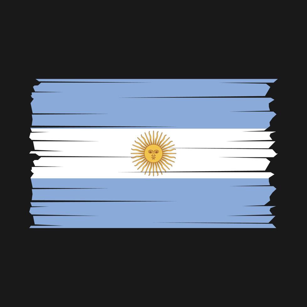 vecteur de drapeau argentin