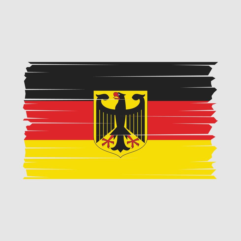 vecteur de drapeau de l'allemagne