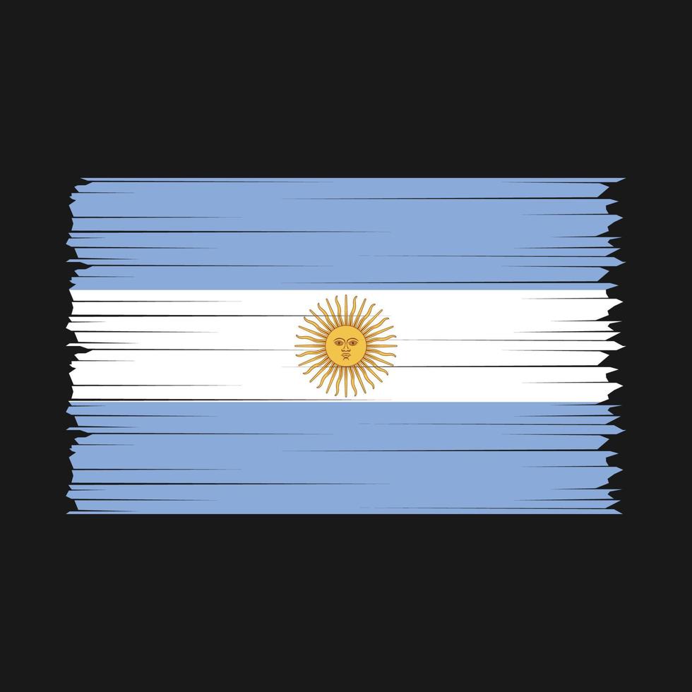 vecteur de drapeau argentin