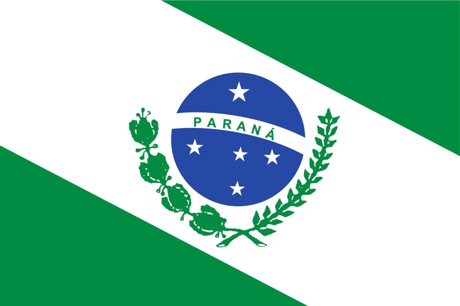 Facile drapeau Etat de Brésil vecteur