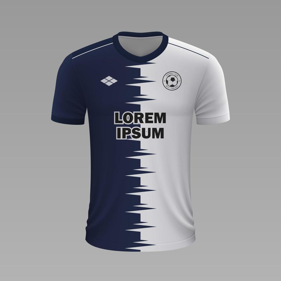 réaliste football chemise 2020 vecteur