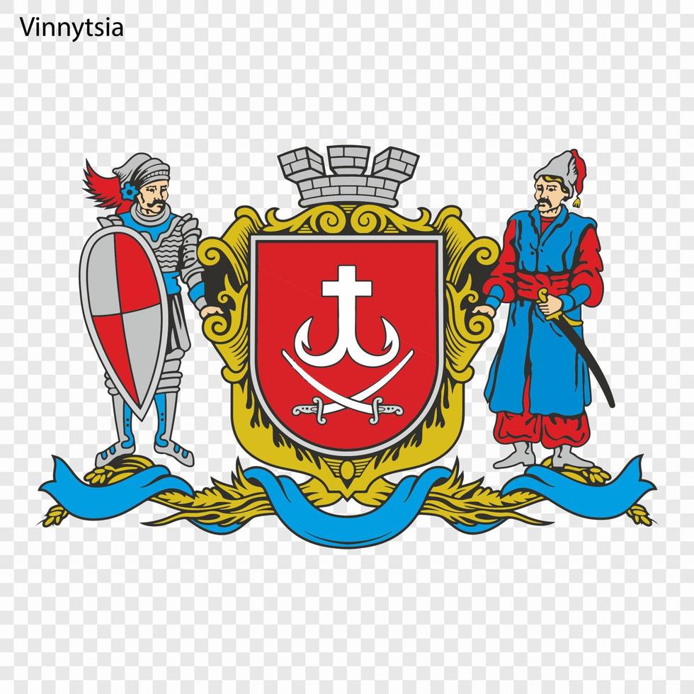 emblème de ville de Ukraine vecteur