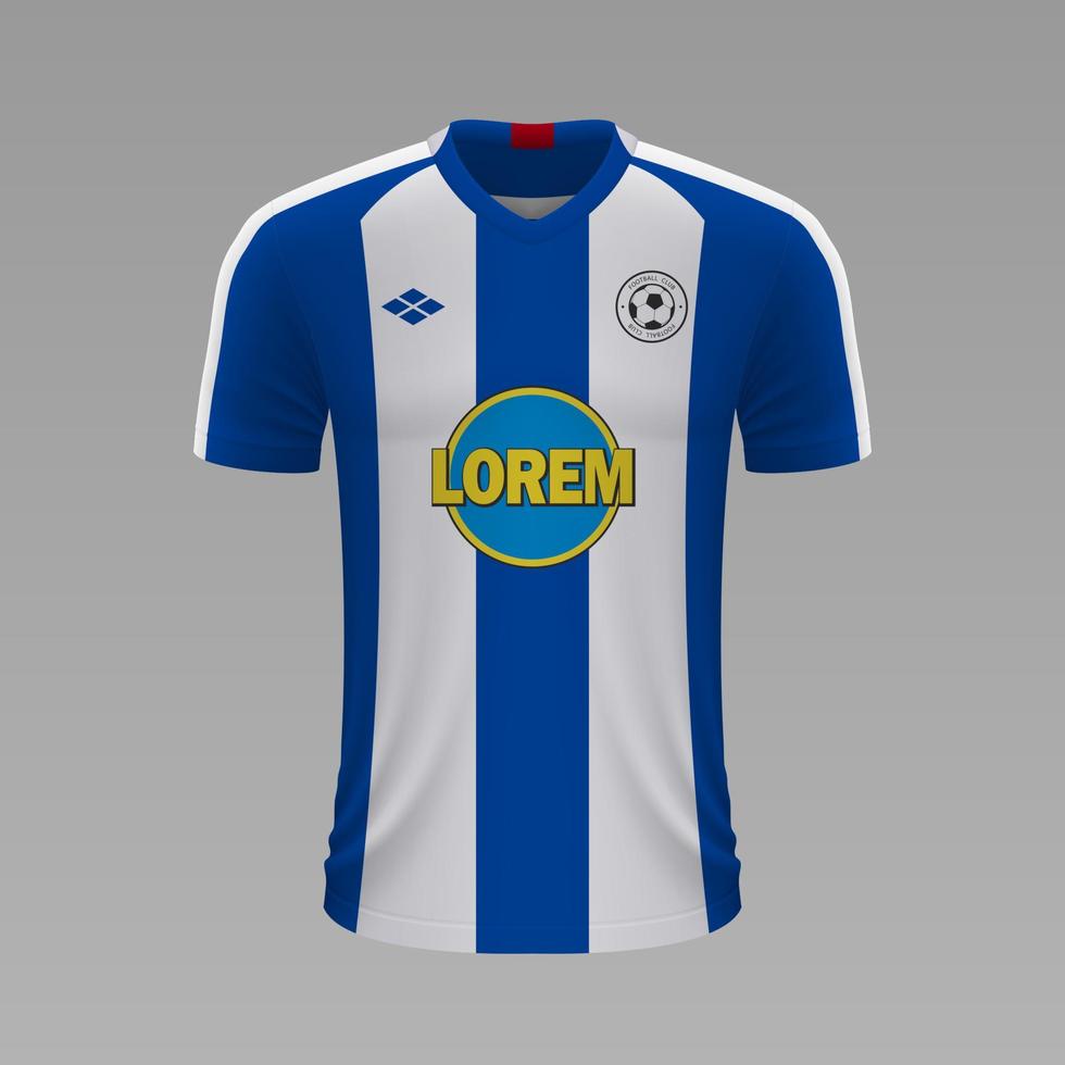 réaliste football chemise 2020 vecteur