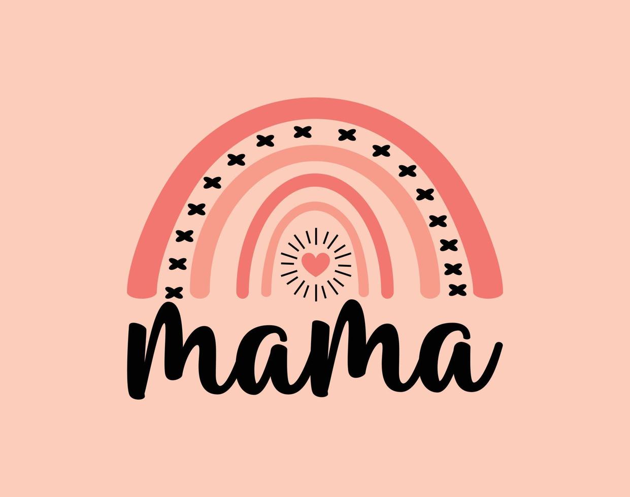 maman T-shirt et vêtements conception. maman svg Couper déposer, de la mère journée dessiné à la main caractères phrase, isolé typographie, branché illustration pour impressions sur affiches et cartes. vecteur