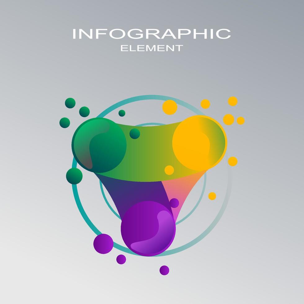 infographie modèle avec icône adapté pour affaires rapport vecteur