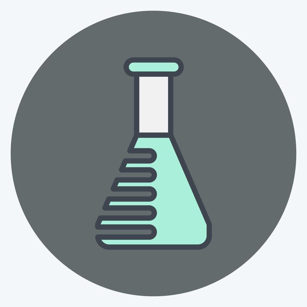 icône laboratoire testé. en relation à cbd pétrole symbole. Facile conception modifiable. Facile illustration vecteur