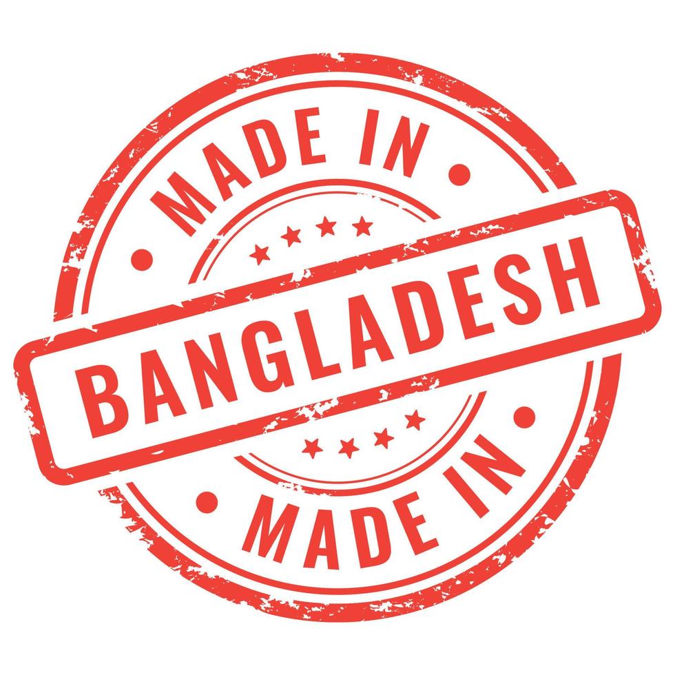 fabriqué dans bangladesh vecteur